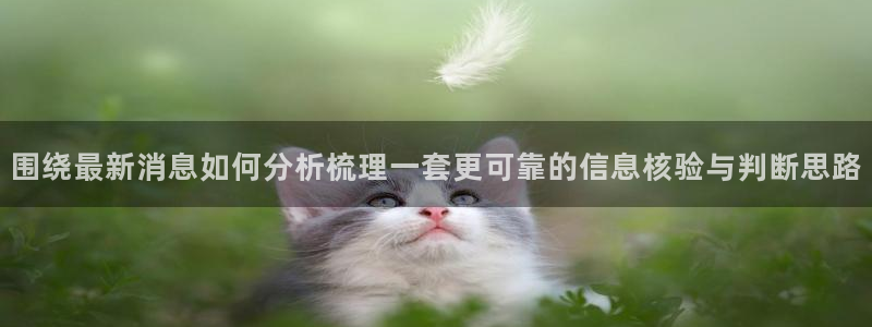 吃瓜网入口:围绕最新消息如何分析梳理一套更可靠的信息核验与判断思路