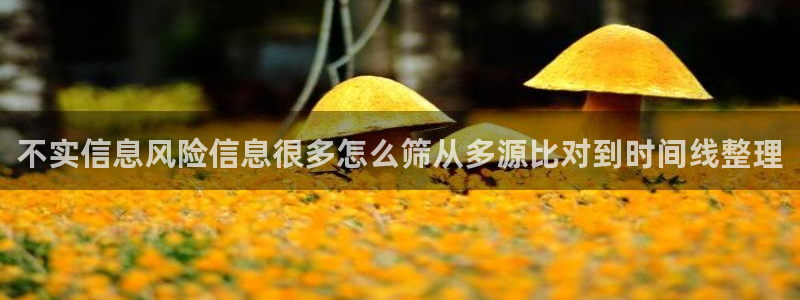 我要吃瓜:不实信息风险信息很多怎么筛从多源比对到时间线整理